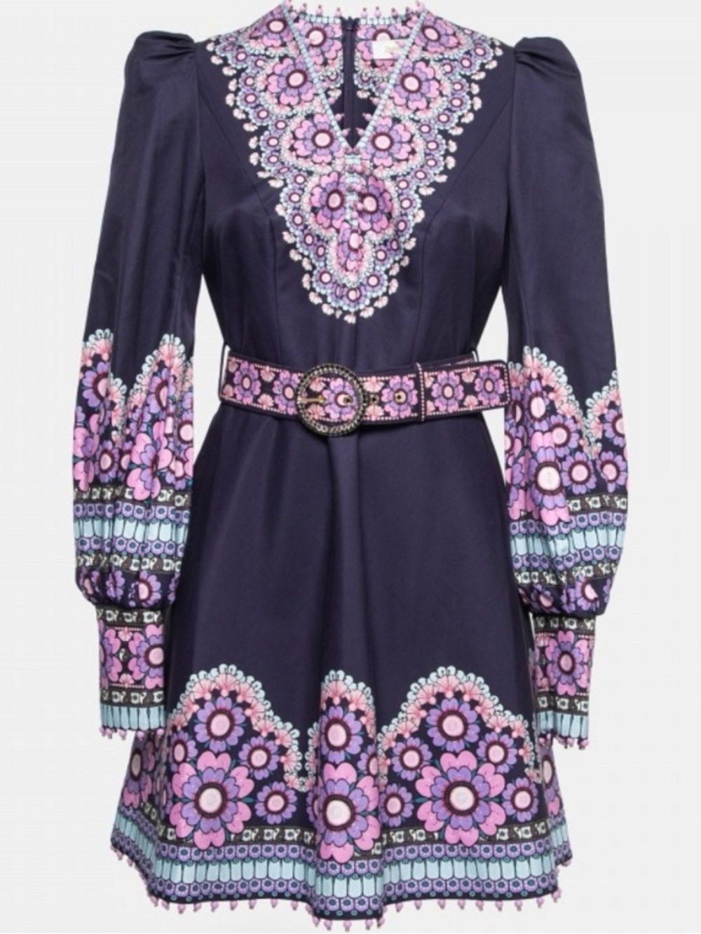 Zimmermann Celestial Beaded Mini Dress Gemini Daisy size 0